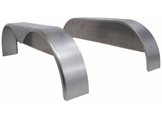 Tandem Axle Trailer Fenders w/ Backing Plates - Steel - 14" to 15" Wheels - Qty 2 - Image 7