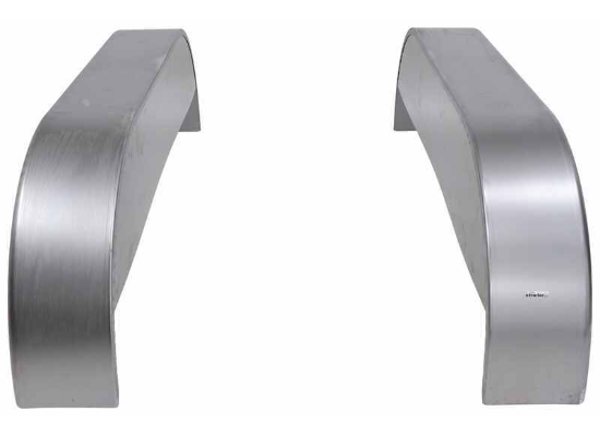 Tandem Axle Trailer Fenders w/ Backing Plates - Steel - 14" to 15" Wheels - Qty 2 - Image 6