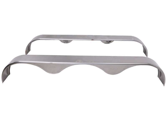 Tri-Axle Teardrop Trailer Fenders - Rounded Edges - Steel - 14" to 15" Wheels - Qty 2 - Image 7