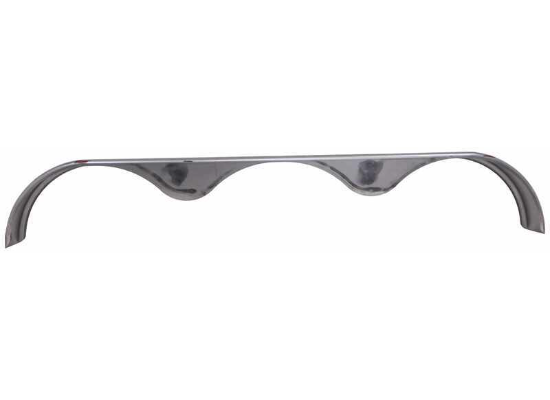 Tri-Axle Teardrop Trailer Fenders - Rounded Edges - Steel - 14" to 15" Wheels - Qty 2 - Image 4