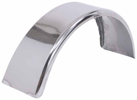 Single Axle Trailer Fender for Boat Trailers - Stainless Steel - 14" Wheels - Qty 1 - Image 6