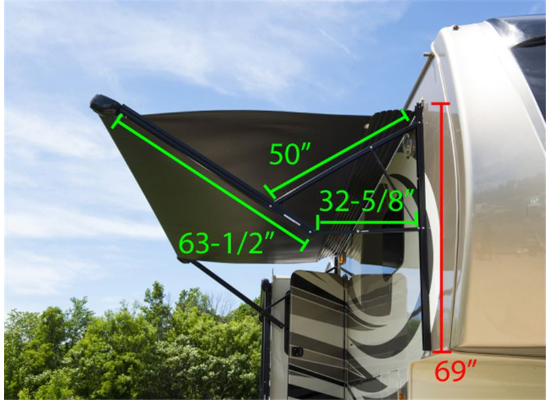 Solera Smart Arm 12V Power RV Awning - 20' Wide - Programmable - Image 12