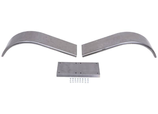 Tandem Axle Trailer Fender - Bolt Together - Steel - 14" to 15" Wheels - Qty 1 - Image 4