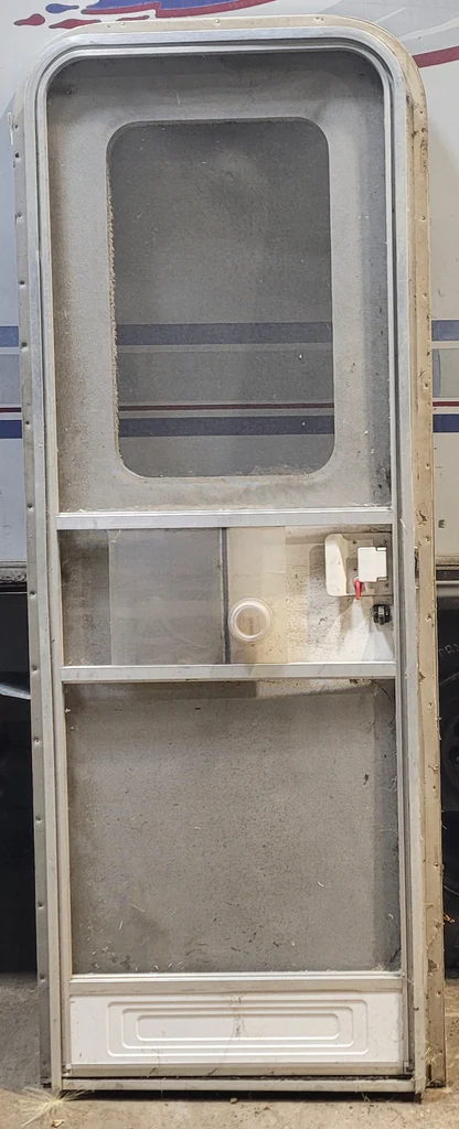 Used RV Radius Entry Door 71" x 25" - Image 2