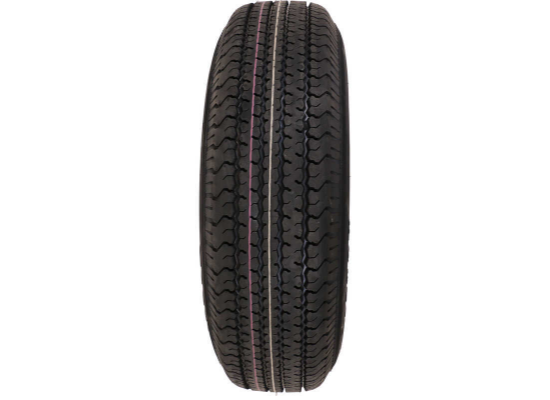 Karrier ST225/75R15 Radial Tire with 15" White Spoke Wheel - 6 on 5-1/2" - Load Range E - Image 2