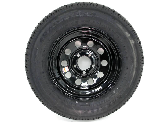 Kenda Karrier ST205/75R15 Radial Trailer Tire with 15" Black Mod Wheel - 5 on 4-1/2 - LR D - Image 3