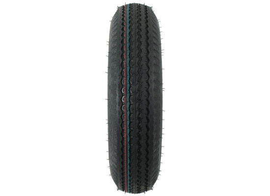 Loadstar 4.80-12 Bias Trailer Tire with 12" Galvanized Wheel - 5 on 4-1/2 - Load Range C - Image 3