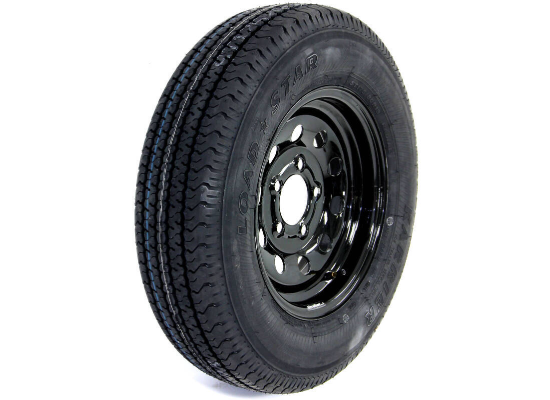 Kenda Karrier ST175/80R13 Radial Trailer Tire with 13" Black Mod Wheel - 5 on 4-1/2 - LR D - Image 6