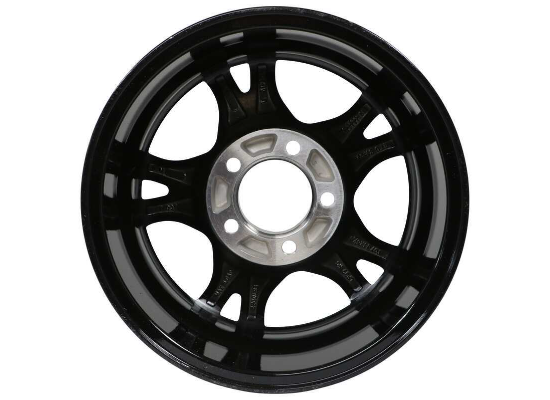 Aluminum Sendel Series T07 Black Machined Trailer Wheel - 14" x 5-1/2" Rim - 5 on 4-1/2 - Image 4