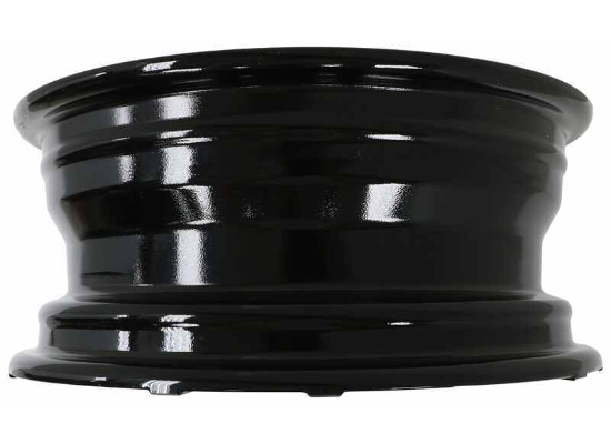 Aluminum Sendel Series T07 Black Machined Trailer Wheel - 14" x 5-1/2" Rim - 5 on 4-1/2 - Image 2