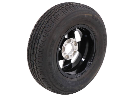 Kenda Karrier ST205/75R14 Radial Tire w/ 14" Series T09 Aluminum Wheel - 5 on 4-1/2 - LR D - Image 4