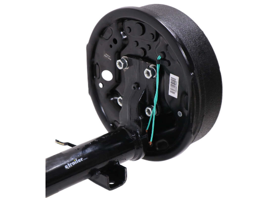 Trailer Axle w/ Electric Brakes - 4" Drop - 5 on 4-1/2 Bolt Pattern - 95" Long - 3,500 lbs - Image 2