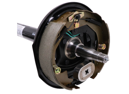 Trailer Axle w/ Electric Brakes - Easy Grease - 5 on 4-1/2 Bolt Pattern - 89" Long - 3,500 lbs - Image 8