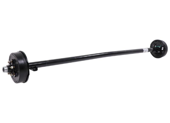 Trailer Axle w/ Electric Brakes - Easy Grease - 5 on 4-1/2 Bolt Pattern - 89" Long - 3,500 lbs - Image 5