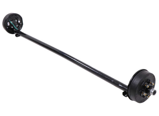 Trailer Axle w/ Electric Brakes - 4" Drop - 5 on 4-1/2 Bolt Pattern - 89" Long - 3,500 lbs - Image 7