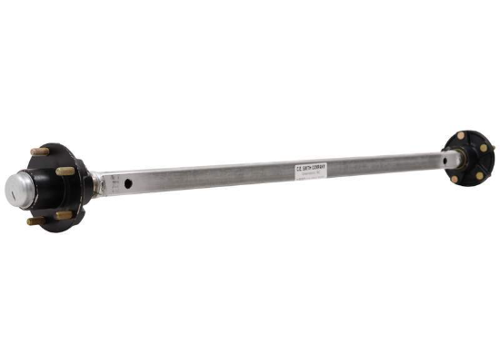 CE Smith Trailer Axle Beam with Studded Hubs - 5 on 4-1/2" - 54" Long - 1.8K - Image 5