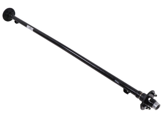 Trailer Axle with Idler Hubs - 5 on 4-1/2 Bolt Pattern - 72" Long - 2,000 lbs - Image 4