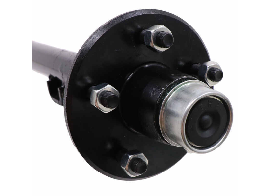 Trailer Axle with Idler Hubs - 5 on 4-1/2 Bolt Pattern - 72" Long - 2,000 lbs - Image 3