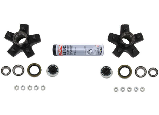 Dexter Trailer Axle w/ Idler Hubs - EZ-Lube - 5 on 4-1/2 Bolt Pattern - 89" Long - 3,500 lbs - Image 10