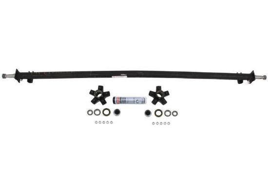 Dexter Trailer Axle w/ Idler Hubs - EZ-Lube - 5 on 4-1/2 Bolt Pattern - 89" Long - 3,500 lbs - Image 9