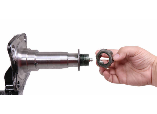 Trailer Axle Beam with Easy Grease Spindles - 4" Drop - 89" Long - 3,500 lbs - Image 5