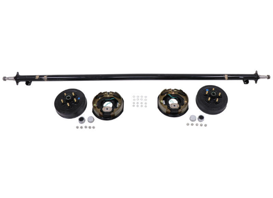 Trailer Axle w/ Electric Brakes - Easy Grease - 5 on 4-1/2 Bolt Pattern - 95" Long - 3,500 lbs - Image 7