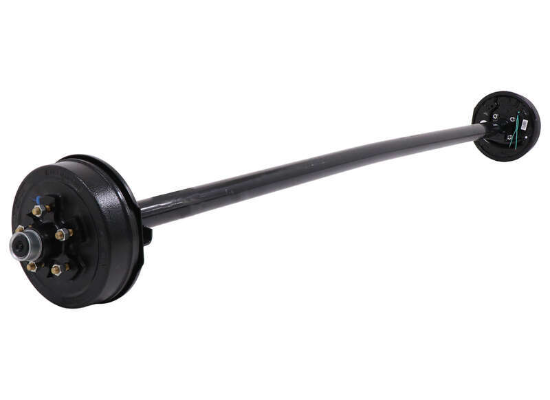 Trailer Axle w/ Electric Brakes - Easy Grease - 5 on 4-1/2 Bolt Pattern - 95" Long - 3,500 lbs - Image 2