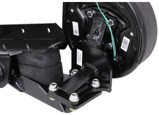 Timbren Axle-Less Trailer Suspension w Electric Brakes - Standard - 4" Drop - 5 on 4-1/2 - 3.5K - Image 7