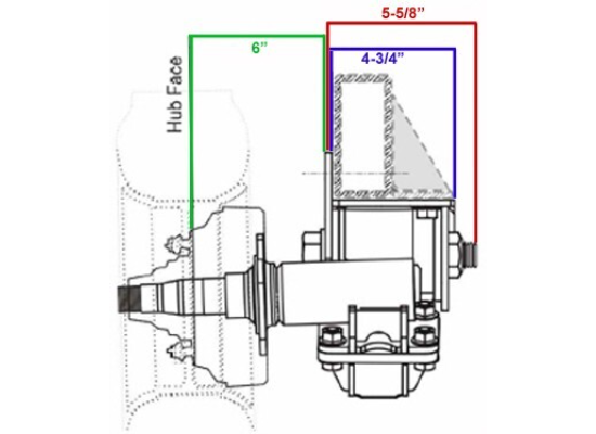 Timbren Axle-Less Trailer Suspension w Idler Hubs - Standard Duty - 4" Drop - 5 on 4-1/2 - 3.5K - Image 3