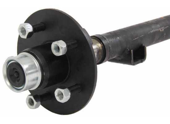 Dexter Trailer Idler Axle w/ Hubs - EZ-Lube - 5 on 4-1/2 Bolt Pattern - 60" Long - 2,200 lbs - Image 4