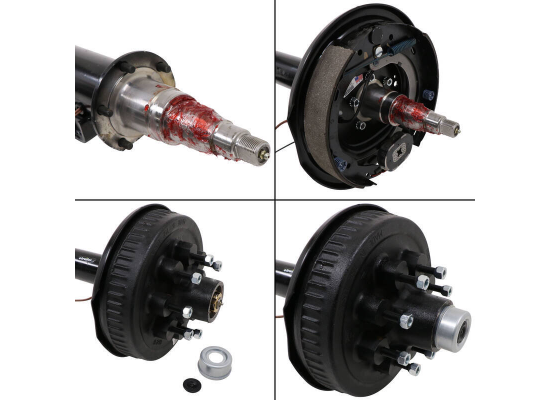 Dexter Trailer Axle w/ Electric Brakes - E-Z Lube - 8 on 6-1/2 Bolt Pattern - 94" - 7,000 lbs - Image 2