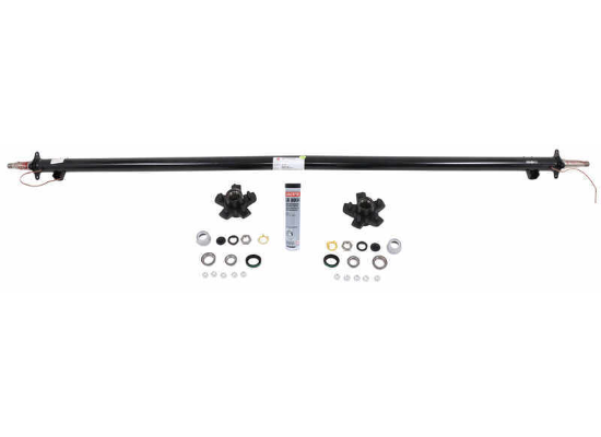 Dexter Trailer Axle w/ Idler Hubs - E-Z Lube - 5 on 4-1/2 Bolt Pattern - 95" Long - 3,500 lbs - Image 5