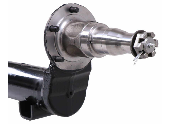 Trailer Axle Beam with Easy Grease Spindles - 4" Drop - 95" Long - 7,000 lbs - Image 4