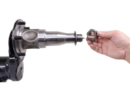Trailer Axle Beam with Easy Grease Spindles - 4" Drop - 95" Long - 7,000 lbs - Image 2