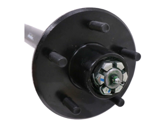 Trailer Axle with Idler Hubs - 5 on 4-1/2 Bolt Pattern - 60" Long - 2,200 lbs - Image 2