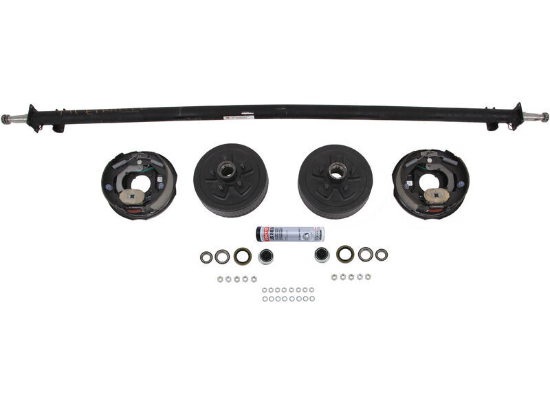 Dexter Trailer Axle w/ Electric Brakes - EZ-Lube - 5 on 4-1/2 Bolt Pattern - 89" - 3,500 lbs - Image 7