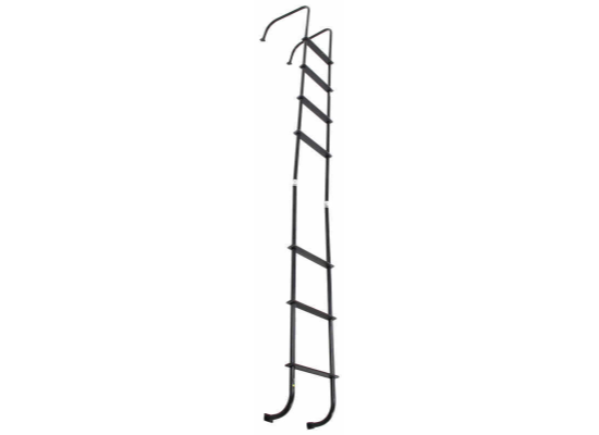 Stromberg Carlson Exterior RV Ladder - Aluminum - 99-1/2" Tall - 250 lbs - Black - Image 5