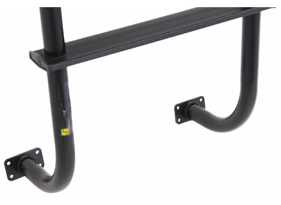 Stromberg Carlson Exterior RV Ladder - Aluminum - 99-1/2" Tall - 250 lbs - Black - Image 2