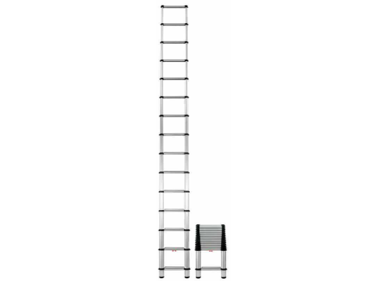 Telesteps Telescopic Ladder - 14-1/2' Extended Height - 18' Reachable Height - 300 lbs - Image 6