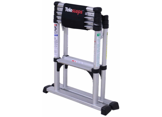 Telesteps Telescopic A-Frame Ladder - 6' Extended Height - 10' Reachable Height - 375 lbs - Image 4