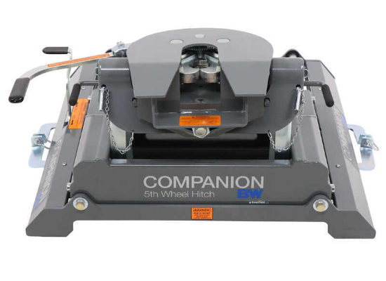 B&W Companion OEM 5th Wheel Hitch w/ Slider for Chevy/GMC Towing Prep Package - Dual Jaw - 20K - Image 3