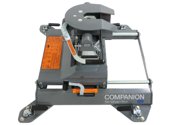 B&W Companion OEM 5th Wheel Trailer Hitch w/ Slider for Ram Towing Prep Package - Dual Jaw - 20K - Image 2