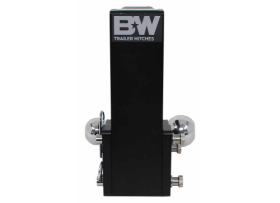 B&W Tow & Stow 2-Ball Mount - 2-1/2" Hitch - 7-1/2" Drop/Rise - 18K - Black - Image 4
