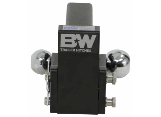 B&W Tow & Stow 2-Ball Mount - 2" Hitch - 3" Drop, 3-1/2" Rise - 10K - Black - Image 4