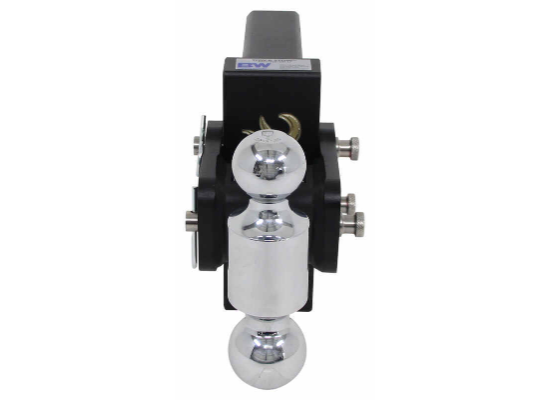 B&W Tow & Stow 2-Ball Mount - 2" Hitch - 5" Drop, 5.5" Rise - 10K - Browning - Image 4