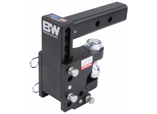 B&W Tow & Stow Pintle Hook with 2" Ball - 2" Hitches - 10,000 lbs/16,000 lbs - Image 2
