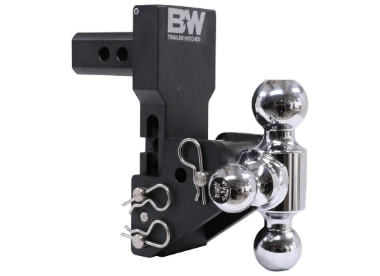 B&W Tow & Stow 3-Ball Mount - MultiPro - 2" Hitch - 4.5" Drop/5.5" Rise - 10K - Image 4