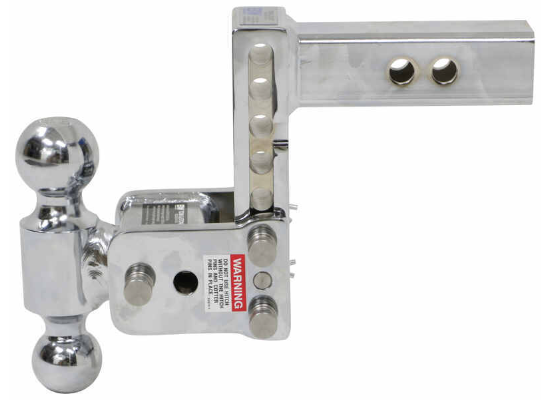 B&W Tow & Stow 2-Ball Mount - 2" Hitch - 5" Drop, 5-1/2" Rise - 10K - Image 2