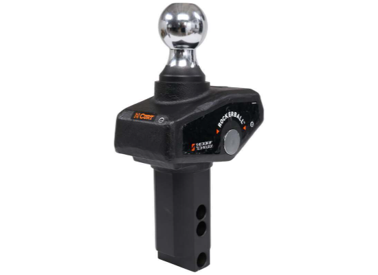 Curt RockerBall Shock Absorbing Gooseneck Hitch Ball - 2-5/16" Diameter - 30K - Image 5
