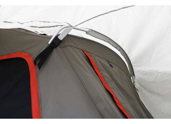 Yakima SkyRise HD Tent for Roof Rack Crossbars - 2 Person - 400 lbs - Tan and Red - Image 6